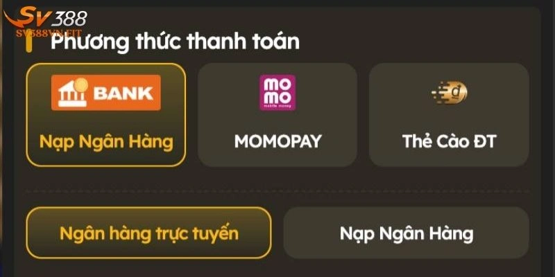 nạp tiền Sv388